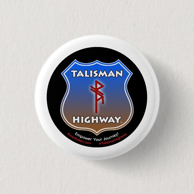 RuneQueen's Talisman Highway Button (Vorderseite)