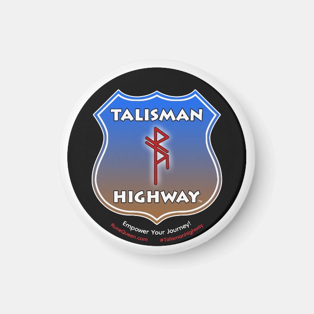 RuneQueen's Talisman Highway Magnet (Vorne)