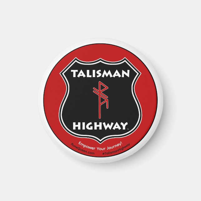 RuneQueen's Talisman Highway Magnet (Vorne)