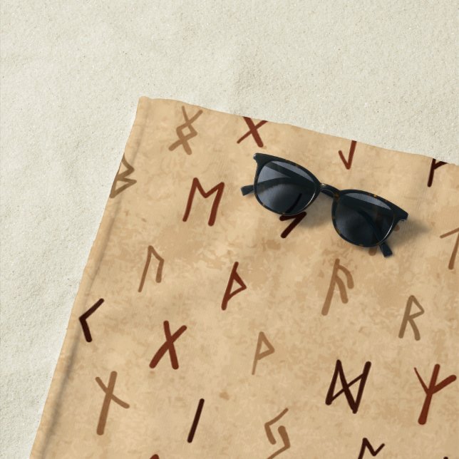 Runes Beach Handtuch (Beispiel)