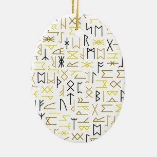 Runes Keramik Ornament