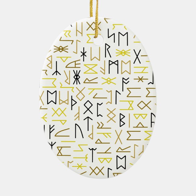 Runes Keramik Ornament (Hinten)