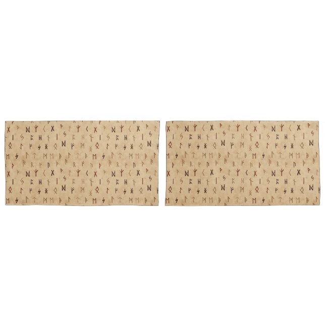 Runes Pillowcases Kissenbezug (Vorderseite-Set)
