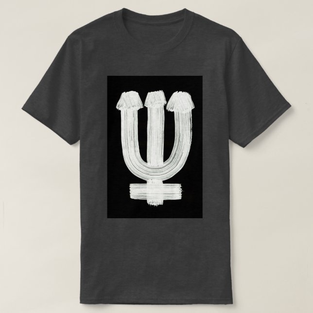 Runes Symbols Solar System 0010 Neptun Inverted T-Shirt (Design vorne)