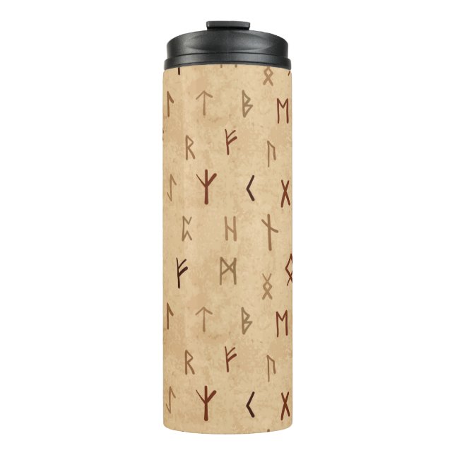 Runes Thermal Tumbler Thermosbecher (Vorderseite)