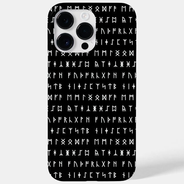 Runic Alphabet [Futhorc] Case-Mate iPhone 14 Pro Max Hülle (Rückseite)