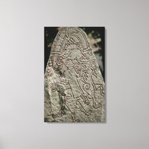 Runic Stein Leinwanddruck