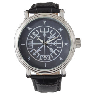 Runic Vegvísir Compass Watch Armbanduhr