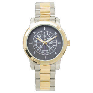 Runic Vegvísir Kompass-Uhr Armbanduhr