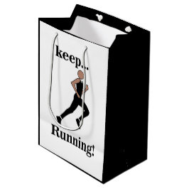Runner Athlete Sports Mittlere Geschenktüte
