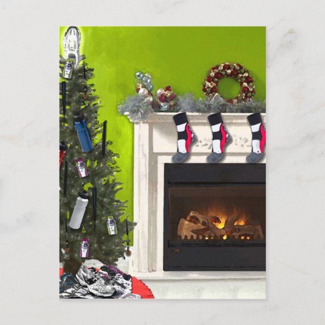 Runner-Baum Postkarte (Vorderseite)