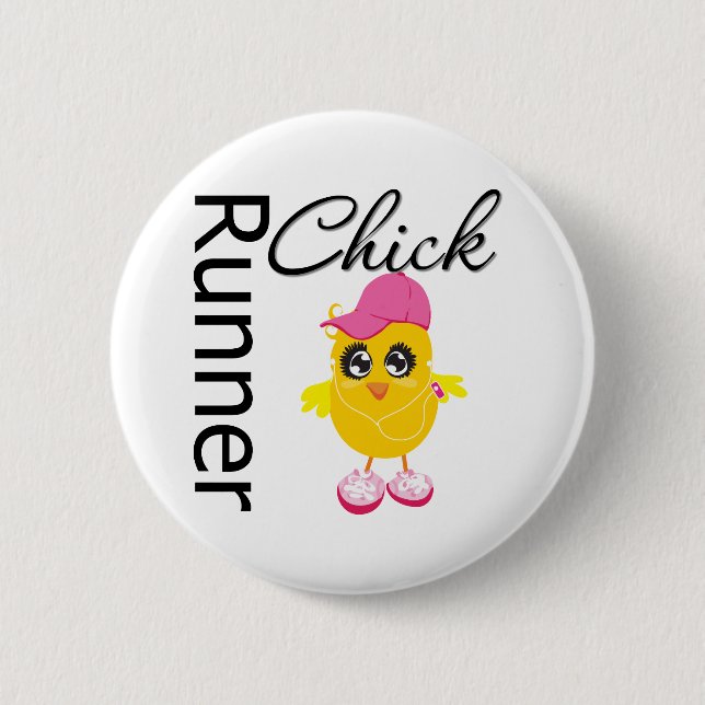 Runner Chick Button (Vorderseite)