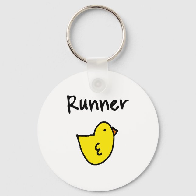 Runner Chick Schlüsselanhänger (Vorderseite)