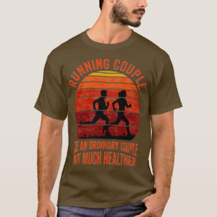 Runner Couple Hus und Ehefrau Sunset Mate Joggen T T-Shirt