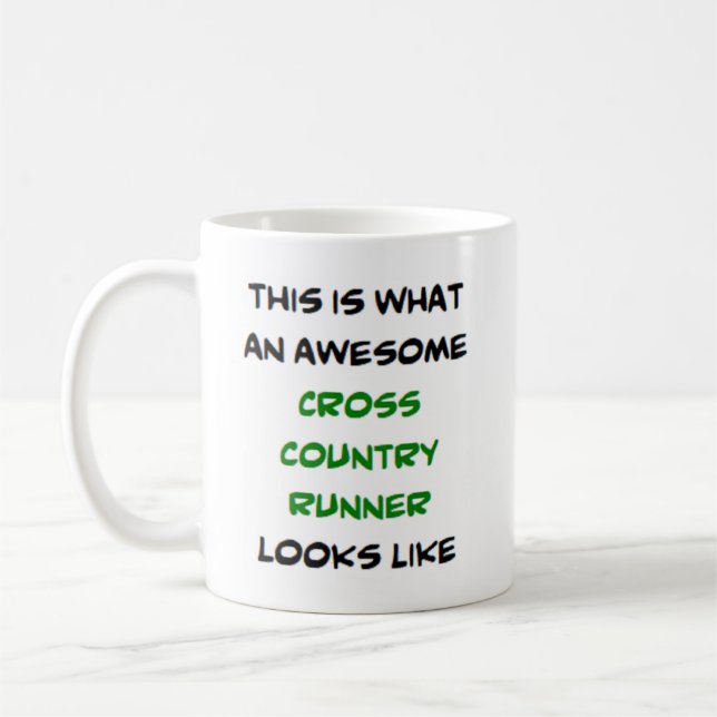 Runner Cross Country, phantastisch Kaffeetasse (Links)
