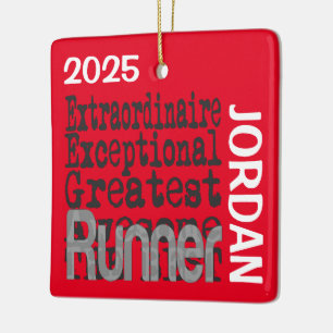 Runner Extraordinaire CUSTOM Keramikornament