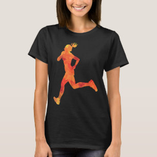 Runner Gift Forest, um Sport Joggen laufen verlier T-Shirt