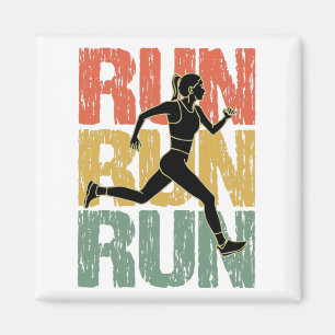 Runner Girl Magnet