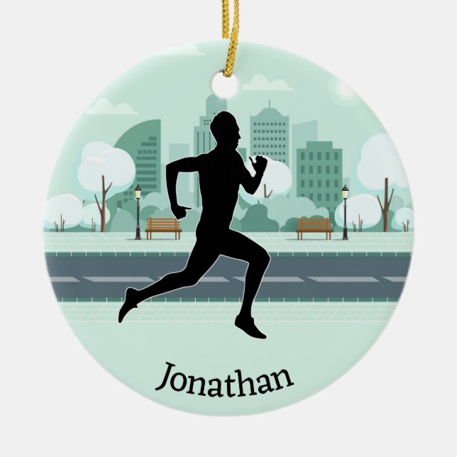 Runner Jogger Ornament (Vorne)