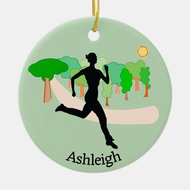 Runner Jogger Ornament (Vorne)