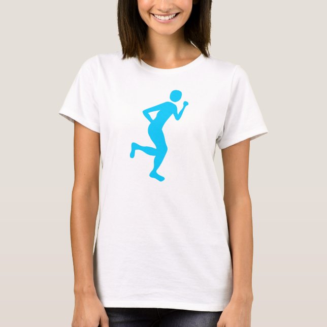 Runner (männlich) - Sky Blue T-Shirt (Vorderseite)