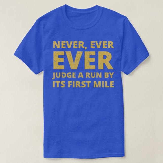 Runner Marathon Funny Gift T-Shirt (Design vorne)