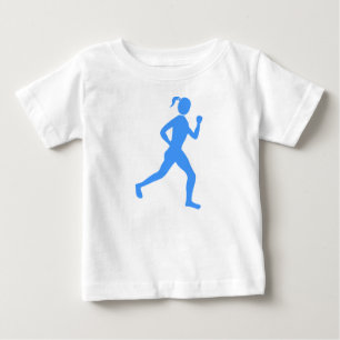 Runner (Weiblich) - Baby Blue T-shirt