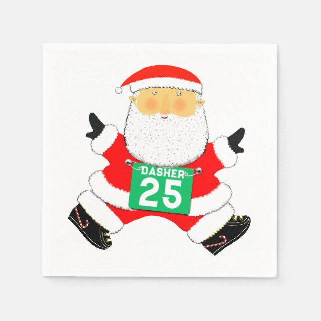 Runner-Weihnachtsfeiertag Serviette (Vorderseite)