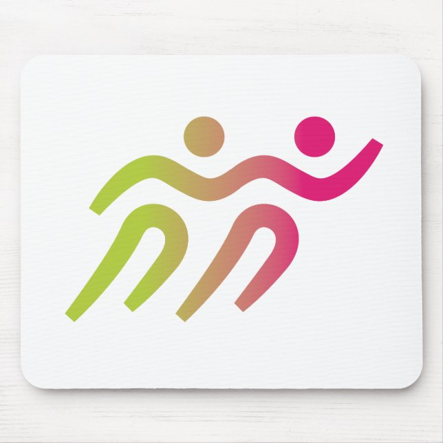 Runners cool illustration mousepad (Vorne)