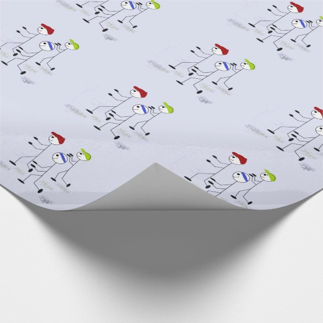Runners Fitness Wrapping Paper Geschenkpapier (Ecke)