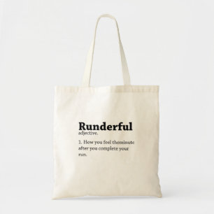 Runners verschenken verblüffende Definition-Tote-T Tragetasche