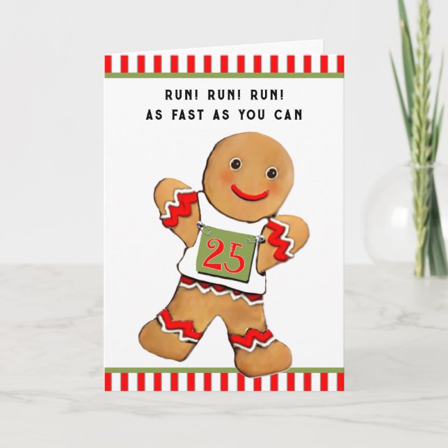 Runners Weihnachten (Vorderseite)