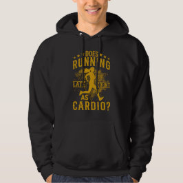 Running As Cardio Fitness gym workout Hoodie