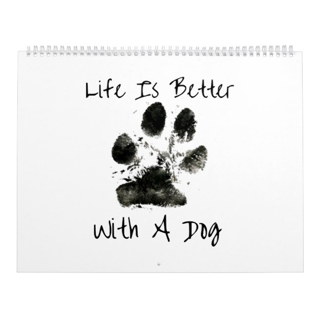 Running Berner Mountain Hund - Hunde - Comic - Ges Kalender (Titelbild)
