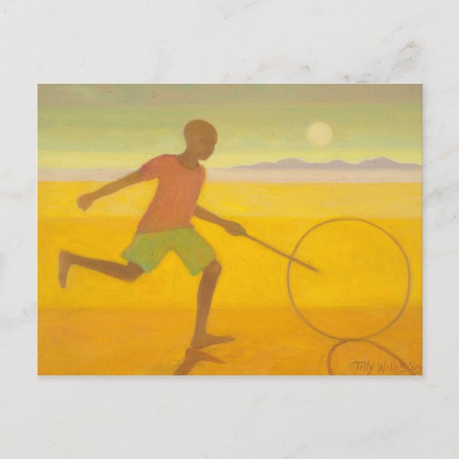 Running Boy 2010 Postkarte (Vorderseite)