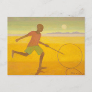 Running Boy 2010 Postkarte