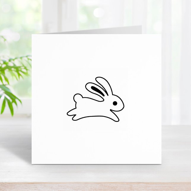 Running Bunny Rabbit 2 Gummistempel (Von Creator hochgeladen)