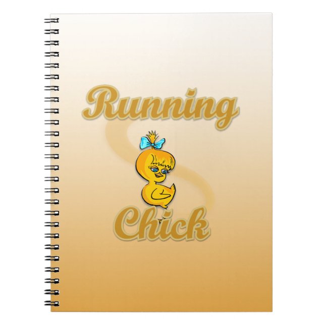 Running Chick Notizblock (Vorderseite)
