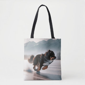 Running Dog Tote Bag Tasche