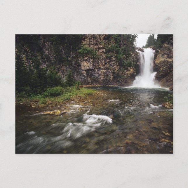Running Eagle Falls oder Trick Falls in den Two Postkarte (Vorderseite)