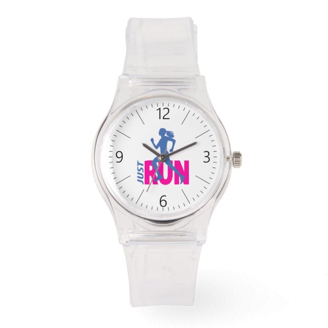 Running Girl Armbanduhr (Vorderseite)