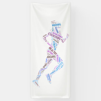 Running Girl Banner