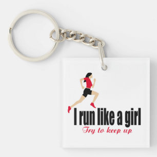 Running Girl Schlüsselanhänger