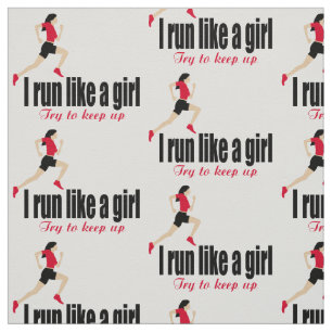 Running Girl Stoff