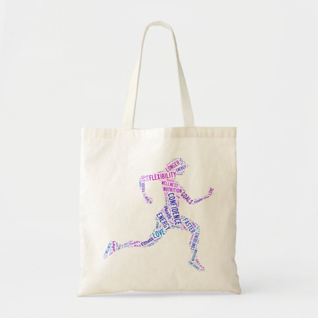 Running Girl Tragetasche (Vorne)