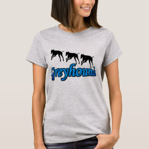 Running Greyhound Trio-Silhouetten T-Shirt