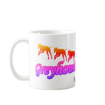 Running Greyhounds Rainbow Personalisiert