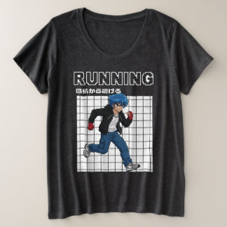 Running Große Größe T-Shirt
