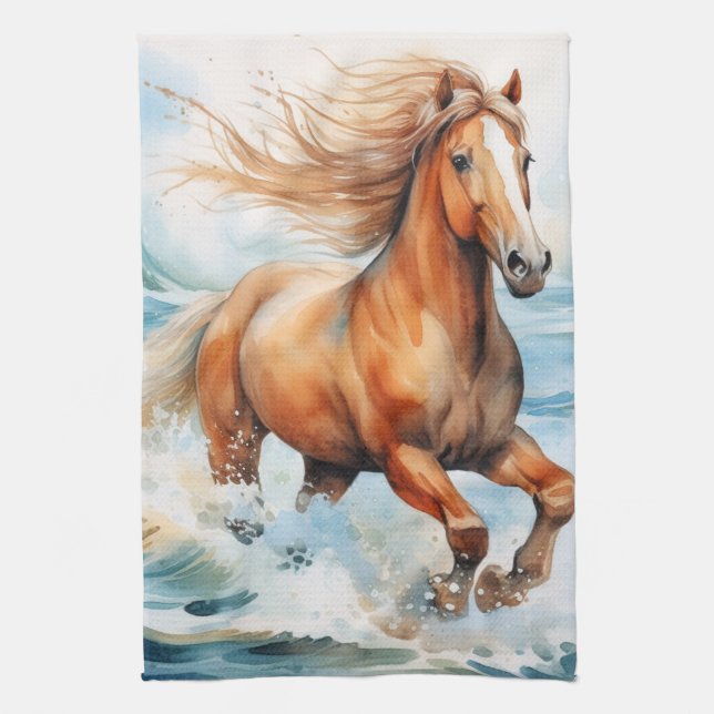 Running Horse Geschirrtuch (Vertikal)