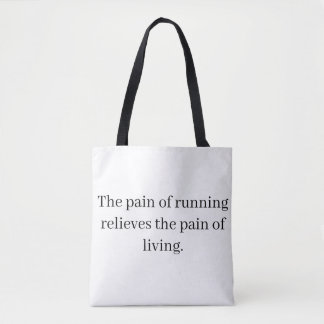 Running inspiration Tote Bag Tasche